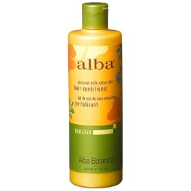 Alba Botanica Coconut Milk Extra Rich Hair Conditioner, 12-Ounce Bottle (Pack of 2)