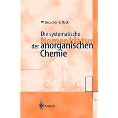 Die systematische Nomenklatur der anorganischen Chemie