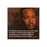 Martin Luther King, Jr.: Measure of a Man Art Poster Print,