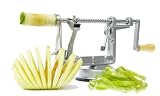 Aluminium 3in1 Apple Peeler Your magic apple peeler corer and slicer Suction Stand Silvery