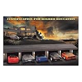 Justification for Higher Education Huge House and Cars Poster Print - 24x36