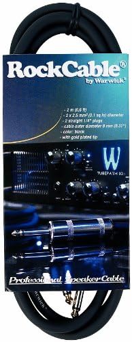 Rockcable 10' Speaker Cable Black