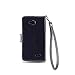 IZENGATE LG Optimus L90 Wallet Case - Executive Premium PU Leather Flip Cover Folio with Stand (Black)