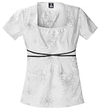 Cherokee Whirl N Twirl Square Neck Scrub Top