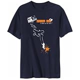 T-Shirt Navy Blue " Bhangra Beat ... It Makes Me Feel Alive ! " Music Large