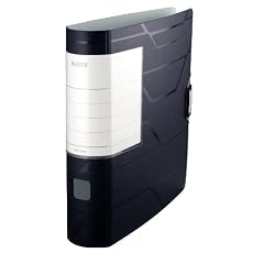 Leitz 10260095 Ordner Active Prestige 180�, PP, A4, breit, schwarz