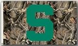 Michigan State Spartans 3'x5' Realtree Camo Flag