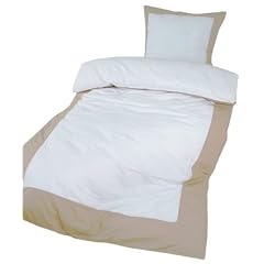 Kinzler B-02516/02 Bettw�sche Pastella / Baumwolle - Renforce / 80 x 80 + 135 x 200 cm / beige