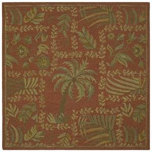Kaleen Tara Squares Lanai Cinnamon 7806-55 9' 9'' Square Area Rug