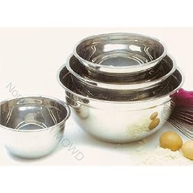 METRO 0153 MIXING BOWL 5 PIECE SET STAINLESS STEEL by Metro