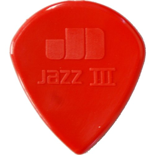 Dunlop Nylon Jazz Pick Pack, Sharp/Red