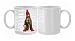 LA-7805 Dog - Basset Hound - 8 week old puppy in studio wearing hat a Photo Mugs