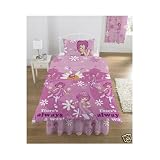 Lazytown Stephanie Single Rotary Duvet Cover & 72 Curtain Set