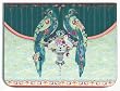 Indigo Moon Sticky Notes Birds Gem Purse Pad