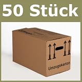 Produkt-Bild: 50 St&uuml;ck Umzugskartons - Typ Umzugskarton (Standard) keine Versandkosten!!!