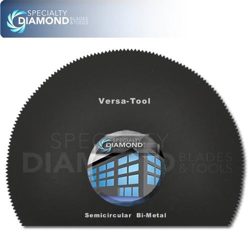 Versa-Tool MB1H 3-Inch Bi-Metal Round Wood and Metal Cutting Universal Oscillating Saw Blade