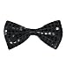 Black Sequin Bow Tie ~ Fun Costume Party Accessories (STC12057)