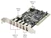 Electronics : 8 PORT USB/FIREWIRE COMBO INTERNAL PCI CARD ADAPTER