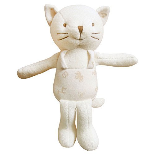 Organic Cotton No Dyeing Baby Toy Lovely Kitty Color Pillow
