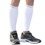 UPC 812589010000 product image for Zensah  Compression Leg Sleeves, White, X-Small/Small | upcitemdb.com