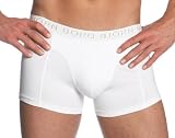 Bjorn Borg Men's Short Short, White/Red Stripe, Large