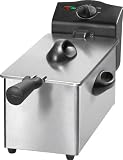 Produkt-Bild: Edelstahl Fritteuse mit Extrastarken 2000 Watt Kaltzonentechnik 3 Liter + Direkt im Fett befindliche Heizspirale zum geruchsarmen frittieren Friteuse NEU + OVP