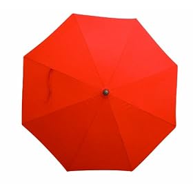Acamp Parasol with Valance 2.2m - Bronze/Terracotta Pole
