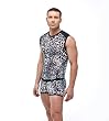 Mens Sexy Leopard Predator Muscle Shirt Fashion Tank Top by Gregg Homme