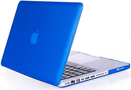 DeFaith - Pro 13.3 A1278 (Non-Retina) Translucent Shell Case - Premium Matted Rubberised Snap-on Hard Case Cover for Apple Macbook Pro 13.3 - Model A1278 (pure blue)