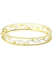 Katie Decker "Ivy" 18k Yellow Gold and Pave Diamond Bracelet