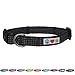 Pawtitas Reflective Dog Collar Adjustable Dog Collars for Small Dogs Puppy Collar Small Dog Collar Black Dog Collar