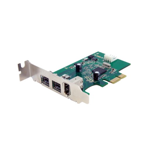 StarTech.com 3 Port 2b 1a Low Profile 1394 PCI Express FireWire Card Adapter PEX1394B3LP