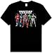 Search : Justice League Kids Size THE BIG FIVE Youth Black T-shirt Tee Shirt