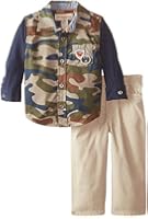 Kids Headquarters Baby Boys' Camo Shirt with Pants