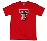 Texas Tech Red Raiders 100-Percent Cotton Puff Logo Short Sleeve T-Shirt