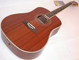 Oscar Schmidt OG21TM Dreadnought Acoustic Guitar, Onboard Built in Tuner, Mahogany