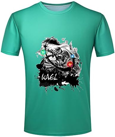 Warcraft Dota Invoker Kael Online Battle Arena Game peripheral 3 D Custom T-shirt Medium Green