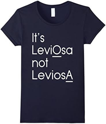 Women's Harry It LeviOsa Not LeviosA Potter T-Shirt Medium Navy
