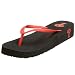 Reebok Women's MLB Sun Shyne Sailor Sandals,Black/Red (Phillies),6 M