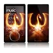 Fire Dragon Design Skin Decal Protective Sticker for Zune 80GB / 120GB