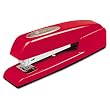 Swingline Products - Swingline - 747 Business Full Strip Desk Stapler, 20 Sheet Capacity, Rio Red - Sold As 1 Each - Re-engineered for increased strength and streamlined for productivity. - An updated design brings superior reliability and a contemporary touch to your desktop. - Offers the added versatility of pinning and tacking. - Provides jam-resistant stability and long-term stapling integrity. - Positive locking latch secures stapling position.