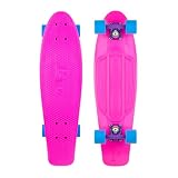 Penny Skateboards Nickel Complete Skateboard - Pink Deck - Purple Trucks - Cyan Wheels