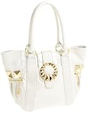 Betsey Johnson Golden Goddess Tote,White,one size