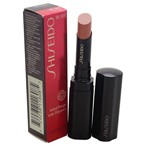 Shiseido Veiled Rouge Lipstick for Women, No. BE301 Carrera, 0.07 oz