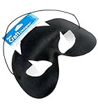 IMAGE OF Darice Half Face Mask-Black