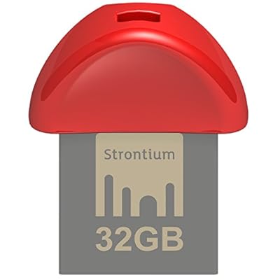 Strontium Nitro Plus Nano 32GB USB 3.0 Pen Drive (Red)