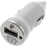 Accessory Sonic  Mini USB Car Charger Vehicle Power Adapter (White)