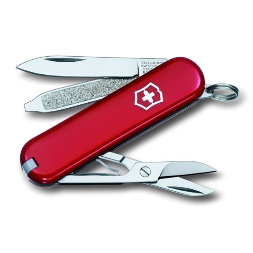 Victorinox Classic, Rojo, Acero inoxidable - Navaja multiusos