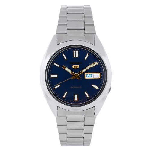 Seiko Men's SNX799 Stainless-Steel Analog with Blue Dial Watch