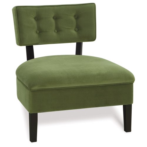 Avenue Six Curves Button Back Chair